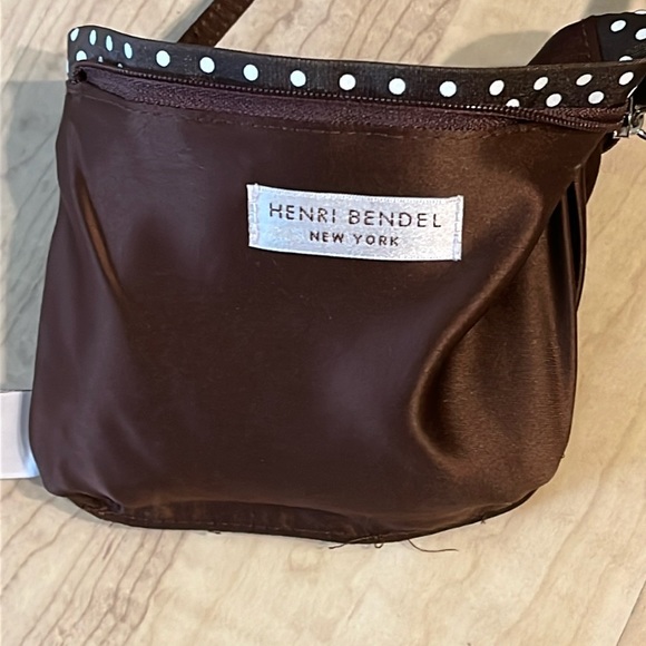 Henri Bendel for Bath and Body Works, Brown Satin Wristlet - Picture 10 of 11
